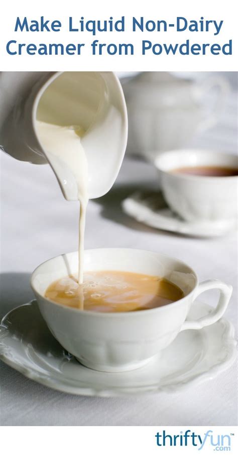 So, it is best to always refrigerate and seal liquid creamers. Make Liquid Non-Dairy Creamer from Powdered | ThriftyFun