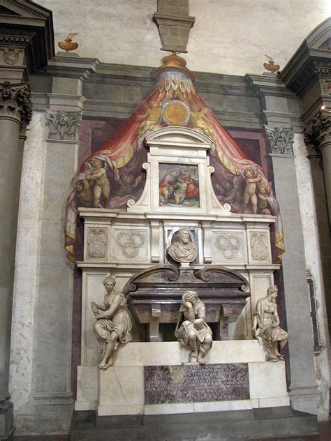 Michelangelo S Tomb Basilica Of Santa Croce Florence
