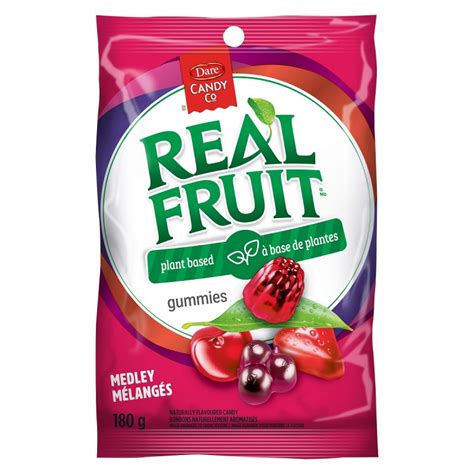 Dare Realfruit Gummies Fruit Medley 180g London Drugs