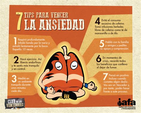 Psicologos Peru Tips Para Vencer La Ansiedad Infografia