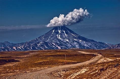 Gorely Volcano Kamchatka Russia