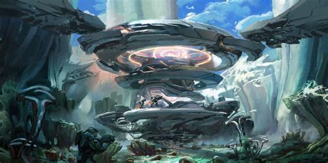 Concept Art Environment Concept Art Halo 5 Guardians