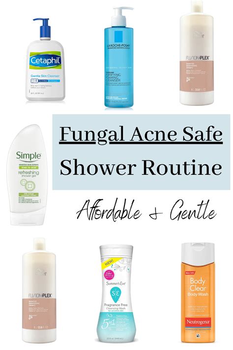 Fungal Acne Safe Shower Routine Fungal Acne Products In 2023 Gentle
