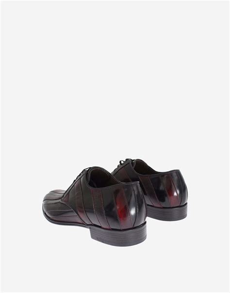 Dolce And Gabbana Contrast Leather Formal Shoes