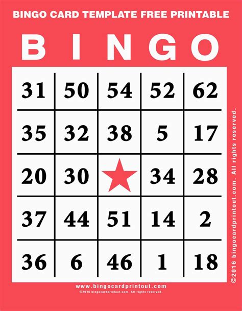 However, i do think that it is an amazing blessing if your child can read before the standard age of 6. Printable Bingo Template Free | Free Printable