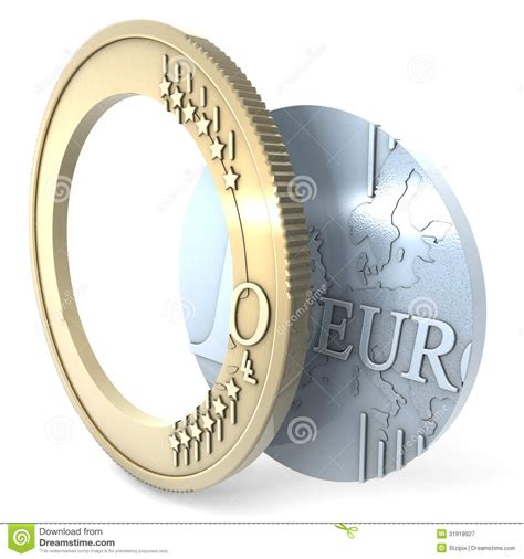 Euro Hole Stock Illustration Illustration Of Invest 31918927