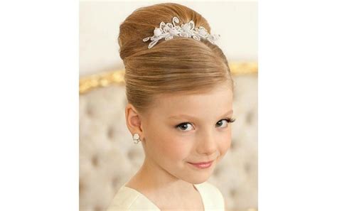 25 Simple First Communion Hairstyles Hairstyle Catalog