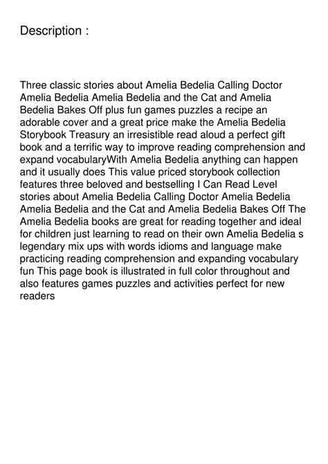 Ppt Ebook Download Amelia Bedelia Storybook Treasury 2 Classic