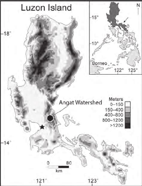 Map Of Luzon Island Philippines The Inset Shows The Location Of Luzon Download Scientific
