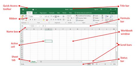Parts Of Microsoft Excel