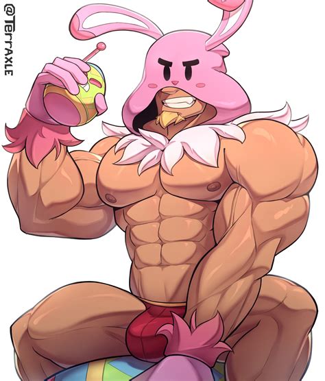 rule 34 bara brawl stars bulge bunny grom gay grom brawl stars male focus male only muscles