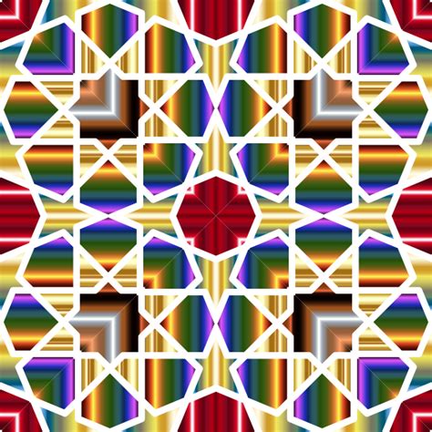 Islamic Geometric Tile Vector Graphics Free Svg