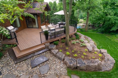 Beautiful Backyard Deck - Natural Landscape Group