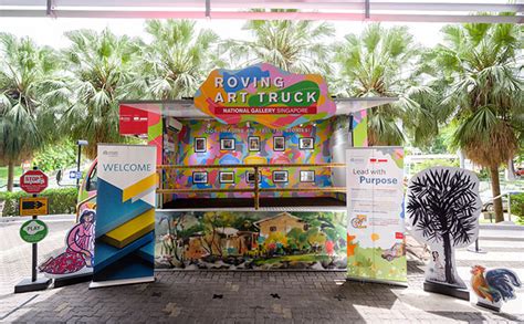 Roving Art Truck By National Gallery Singapore Community Art Space On