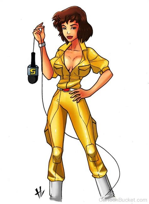 April O’neil With Mic