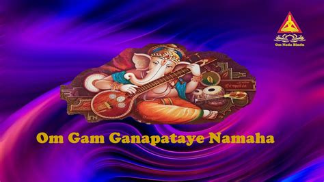 Om Gam Ganapataye Namah 108 Times Ganesha Mantra YouTube
