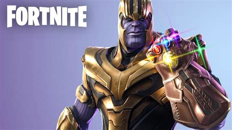 Thanos Fortnite Wallpapers Wallpaper Cave