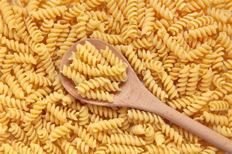 Fusilli Pasta Stock Image Image Of Fussilli Background 22027575