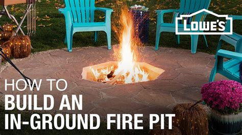 With this masonry fire pit plan, you can skip the concrete and mortar. How To Build An In-Ground Fire Pit - YouTube