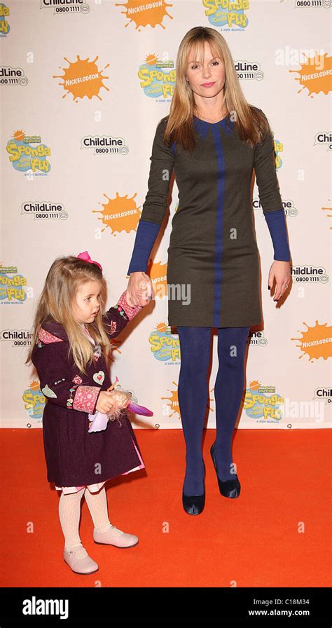 Amanda Holden With Her Daughter Alexa New Musical Spongebob Squarepants The Sponge Who Could
