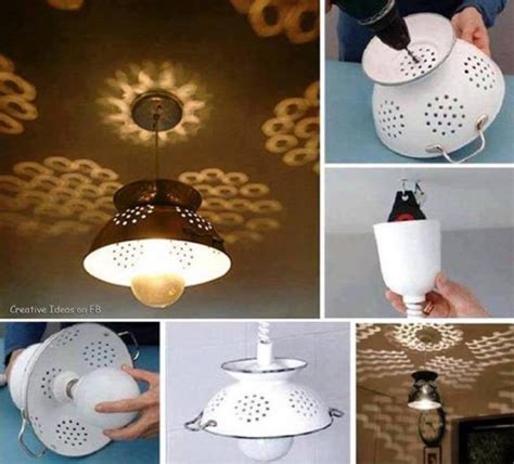 How To Make Beautiful Colander Lighting Fixtures Step By Step Diy