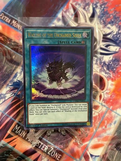 YUGIOH X1 WAILING Of The Unchained Souls CHIM EN055 1st Edition Ultra