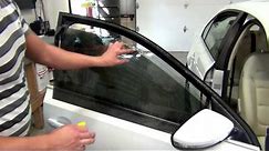 How To Professionally Tint a Car Door window (For Beginners )