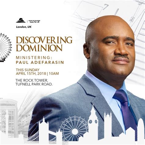 Paul Adefarasin On Twitter You Were Created For Dominion But Until You Discover The Ts God