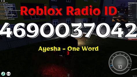 Ayesha One Word Roblox Id Youtube