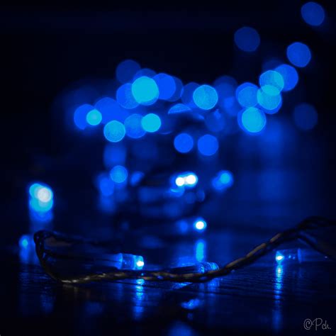 Blue Bokeh Beforeafter After The Post Processing The Flickr