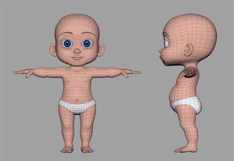 D Model Cartoon Character Reference Images For D Modeling Images
