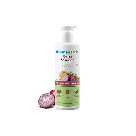 Mamaearth Onion Shampoo For Hair Growth And Hair Fall Control With Onion