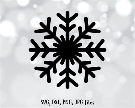 Merry Christmas Snowflake Svg Cut File For Seasonal Cards