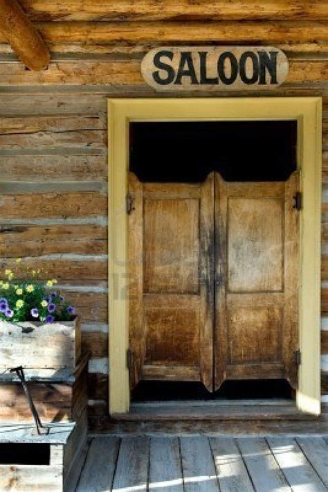 Authentic Saloon Doors Of Old Western Building In Montana Ghost