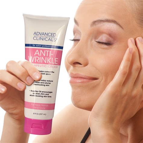 Advanced Clinicals Anti Wrinkle Therapeutic Cream For Body And Face 8oz