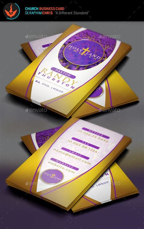 Royal Church Business Card Template 2 Print Templates Graphicriver