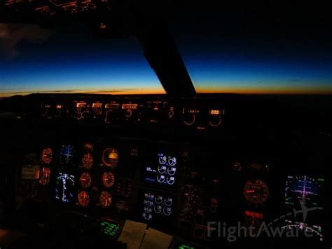 Photo Of United B767 Flightaware Flight Deck Going Home Aviation