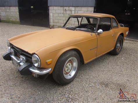 Triumph Tr6 Lhd Overdrive Car With Hardtop To Restore