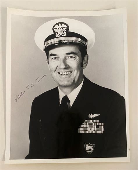 Vice Admiral Frederick C Turner Signed Photo