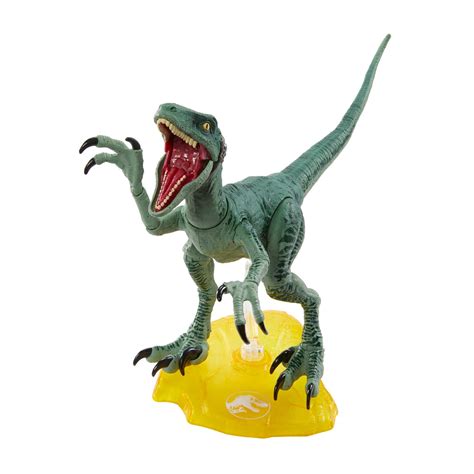 Jurassic World Amber Collection Velociraptor Delta 6 In Collectible Dinosaur Action Figure With