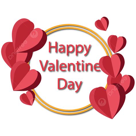 Happy Valentine Day Vector Png Images Happy Valentine Day Beautifull Hearts Happy Day Happy
