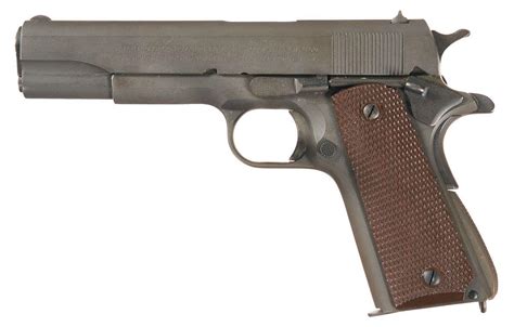 Us Wwii Colt Model 1911a1 Semi Automatic Pistol