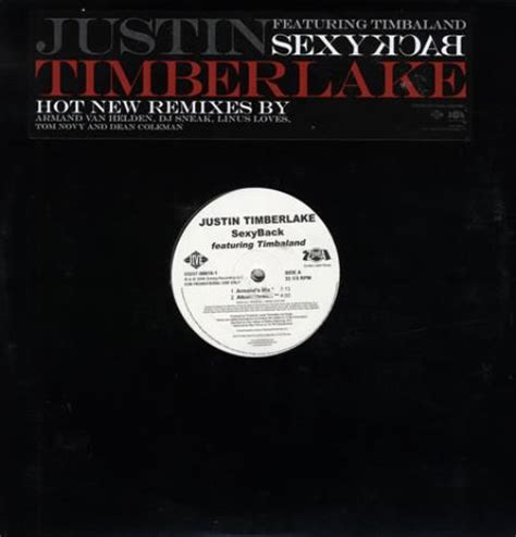 Justin Timberlake Sexy Back Us Promo 12 Vinyl Single 12 Inch Record Maxi Single 375050