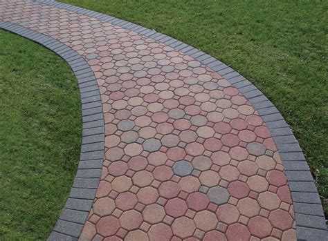Awesome Combination Of Pavers Shape Design For Home Depot Patio Pavers