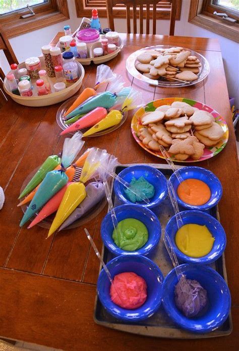 All christmas appetizer recipes ideas. Kids decorate their own cookies | Cookie decorating party, Baking party, Christmas cookie party