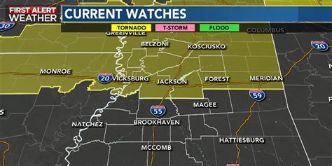 Tornado Watch Canceled For Several Counties In Miss