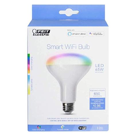Feit Electric Smart Wifi Enhance Led Br30 Floodspot Bulb Works With