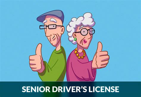 Senior Drivers License 101 License Renewal And Driving Test