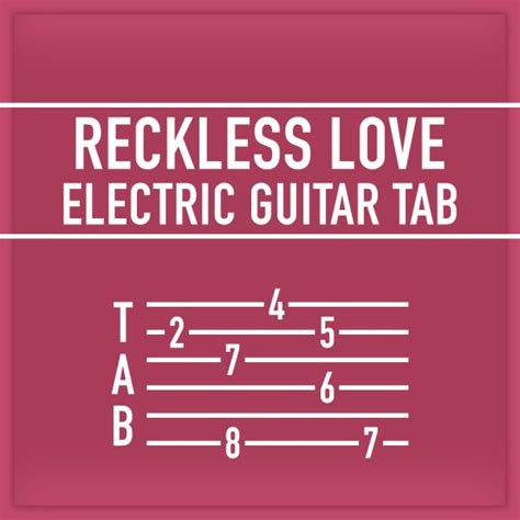 Reckless Love Guitar Tab Worship Team Resources