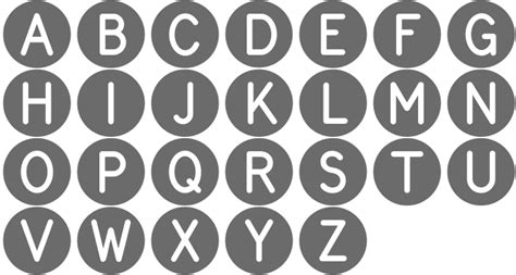 Letters In Circles